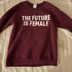 Future is female sweater